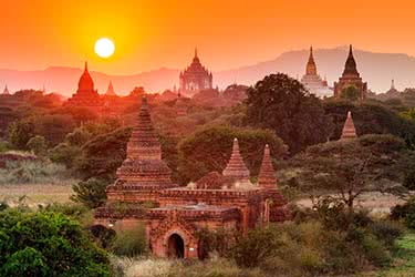 Indochina's Heritage Sites by Air: Bangkok to Bagan