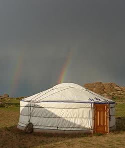 Ger Camp in Ikh Nartiin Chuluu Nature Reserve (East Gobi)