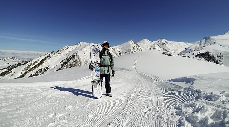 Skiing the Backcountry in Karakol