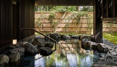 Indoor and Outdoor Onsen