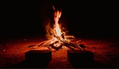Fire Pit Relaxation Area