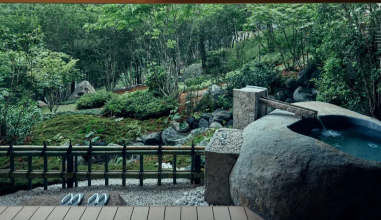 Suite with Open-Air Stone Bath