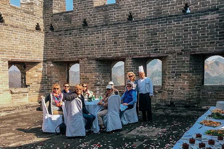 Dining on the Great Wall