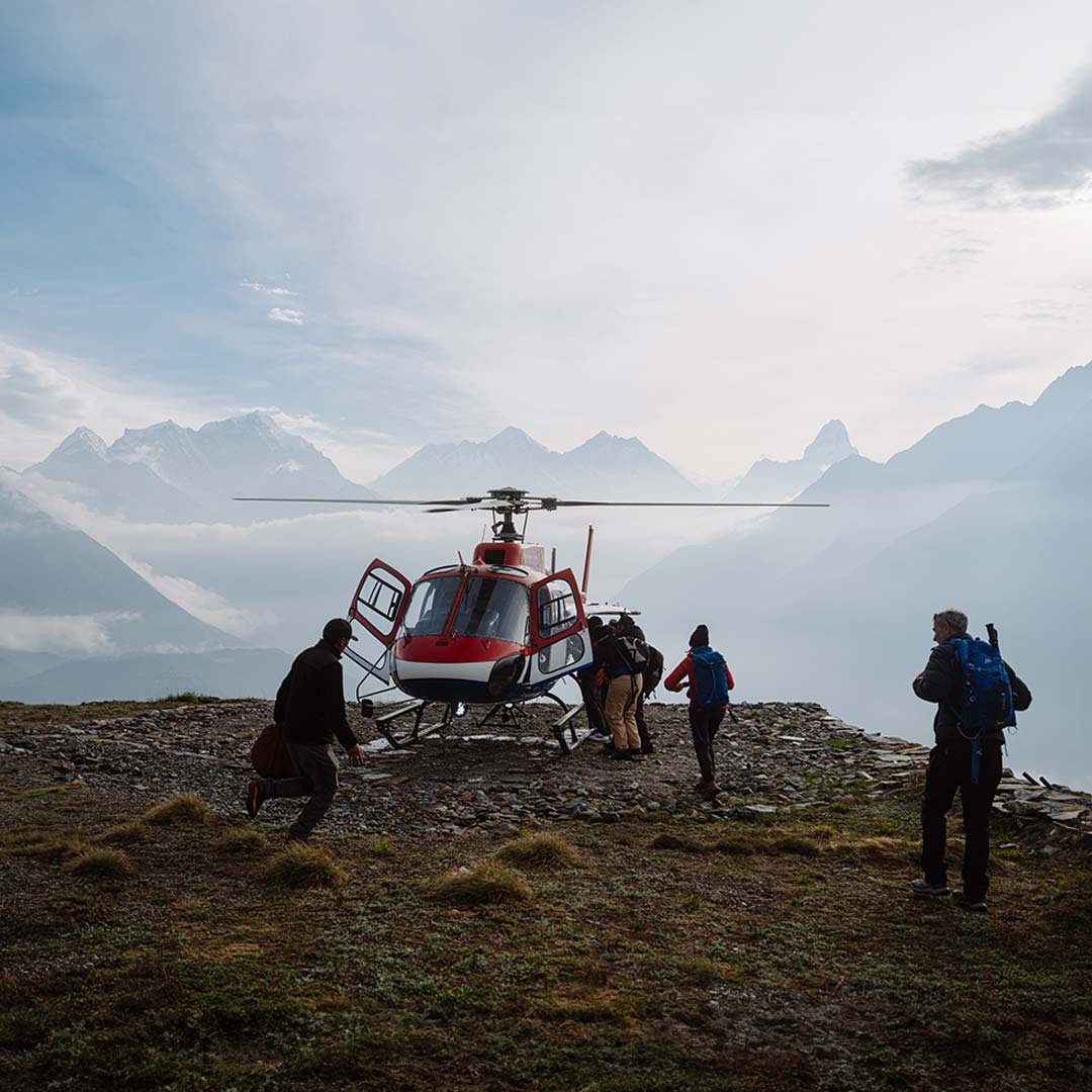 Hiking & Helicopters in Nepal: The Secret Path to Everest 2027