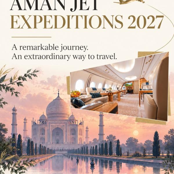 Your next bucket-list journey could begin aboard a private jet. ✨

Aman Jet Expeditions brings together Aman and Remote Lands for intimate journeys with 16–18 guests, private cars and expert guides, and experiences centered on culture, cuisine and extraordinary places.

Curious about the 2027 journeys? Message me to explore the possibilities. 🛩️