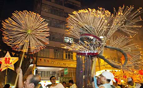 Tai Hang Fire Dragon Dance