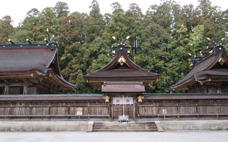 Shrine in the Kumano Hongu trail