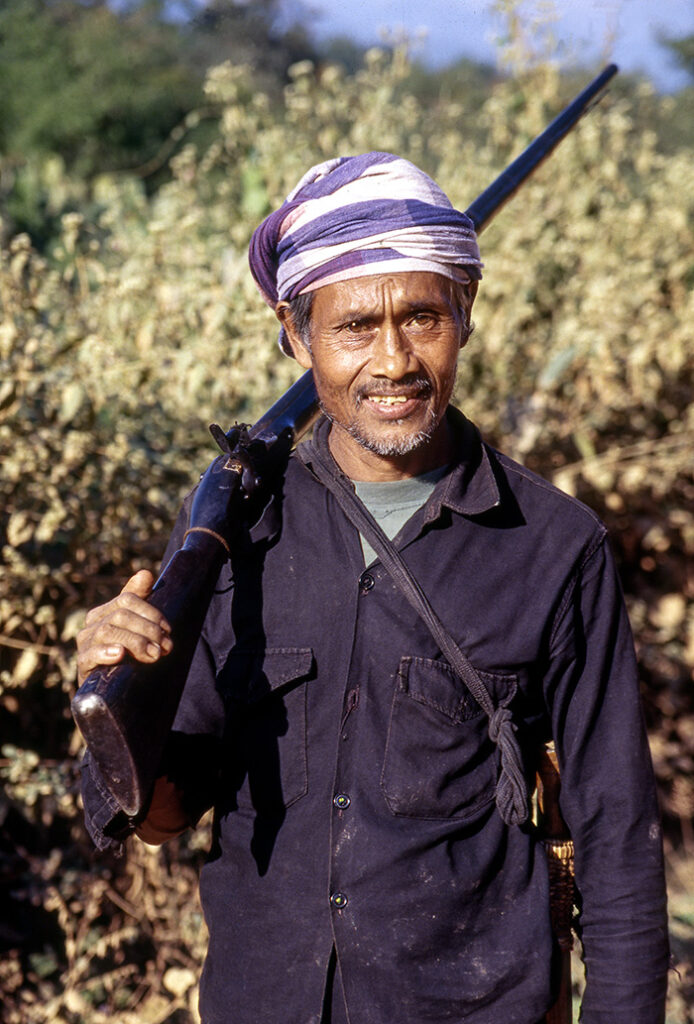 Lahu man hunting.