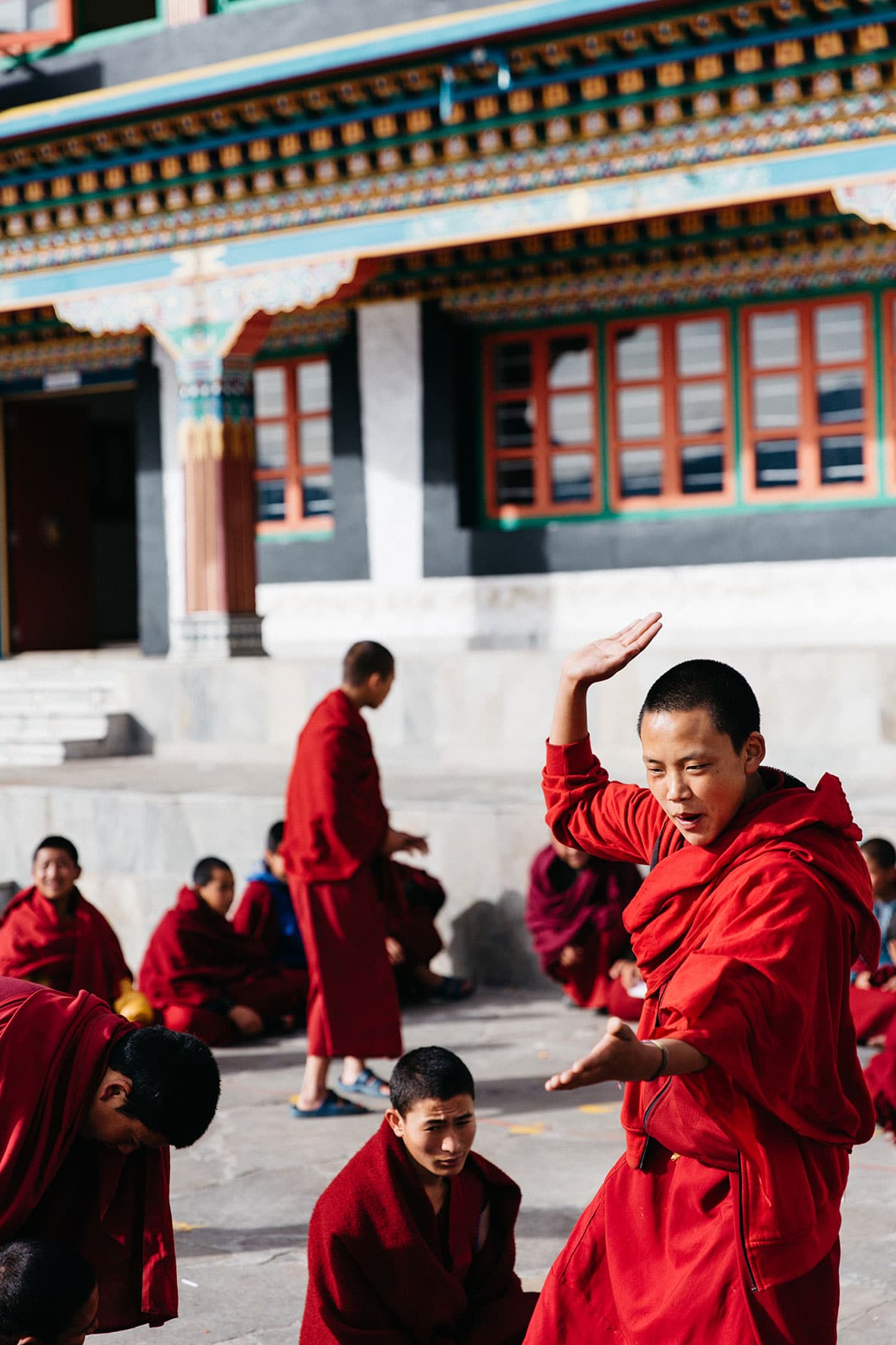 21---Debating-in-the-Tawang-Monastery