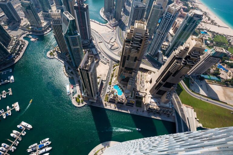 Dubai from the sky. 