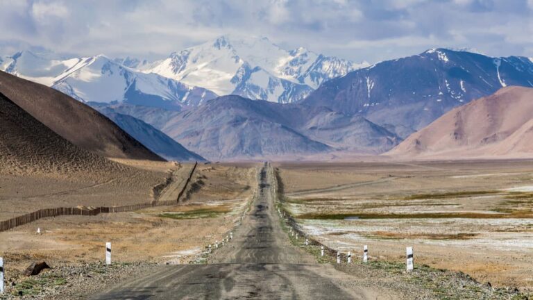 The Pamir Highway is the second highest road in the world. 