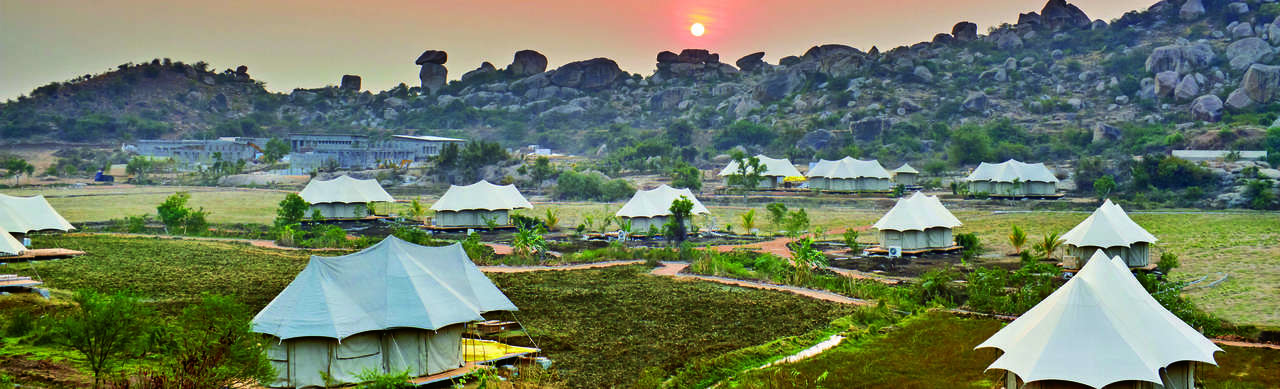 The Ultimate Traveling Camp Hampi.