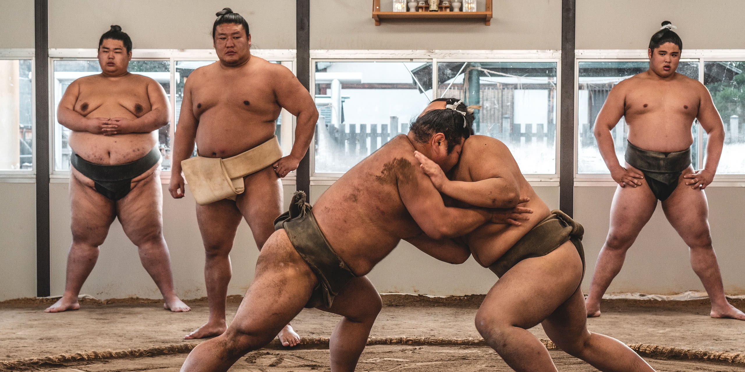 Rehabilitated sumo wrestler repays stablemaster with 1st